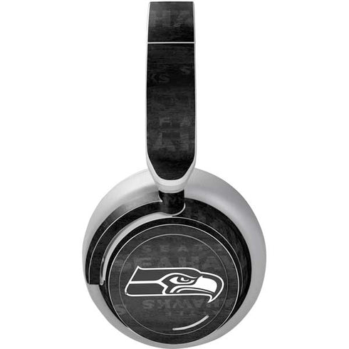 NFL Seattle Seahawks Black & White Surface Headphones Skin